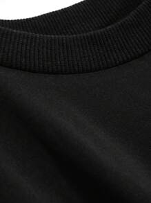 FRIFUL Camiseta ajustada de manga corte de unicolor para mujer