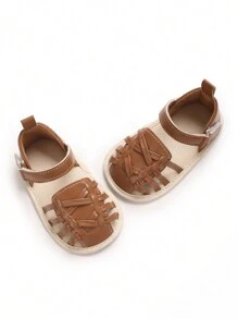 Soft & Breathable Infant Sandals For Babies 0-1 Years Old, Summer - Brown - View 3