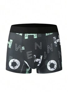 Manfinity 3件套男士全身印花平角裤