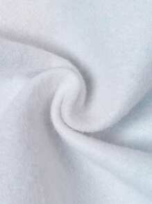 SHEIN Leap Crew NovaGlow 女婴两件套可爱扎染印花长袖卫衣和松紧腰裤套装，加厚抓绒，秋冬款 - 彩色 - 查看 8