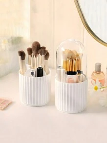 Pinselaufbewahrungsbox für Make-up, 1 Stück 360 Grad drehbare Kosmetikpinsel Aufbewahrungsbox, Kosmetik Organizer für Zuhause, Schlafzimmer, Badezimmer, Wohnzimmer Dekoration, Reiseartikel, Geschenkverpackung, Geschenke für Mütter, Väter, Freunde, Lehrer, Geburtstag, Hochzeit, Schreibtisch, Regale, Accessoires, Geschenkboxen, witzige Geschenke, Aufbewahrung, Make-up Pinselhalter