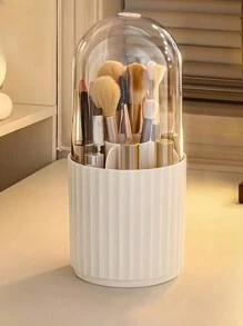 Pinselaufbewahrungsbox für Make-up, 1 Stück 360 Grad drehbare Kosmetikpinsel Aufbewahrungsbox, Kosmetik Organizer für Zuhause, Schlafzimmer, Badezimmer, Wohnzimmer Dekoration, Reiseartikel, Geschenkverpackung, Geschenke für Mütter, Väter, Freunde, Lehrer, Geburtstag, Hochzeit, Schreibtisch, Regale, Accessoires, Geschenkboxen, witzige Geschenke, Aufbewahrung, Make-up Pinselhalter