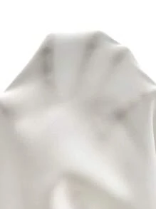 Modelyn 女士纯色简约日常穿着蕾丝装饰阿拉伯朴素连衣裙派对优雅晚装长袖长裙、婚礼/场合礼服白色优雅连衣裙长款晚礼服 - 杏色 - 查看 7