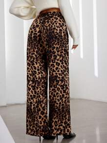 Aveloria Modichic 1pc Women's Classic Random Leopard Print Casual Pants