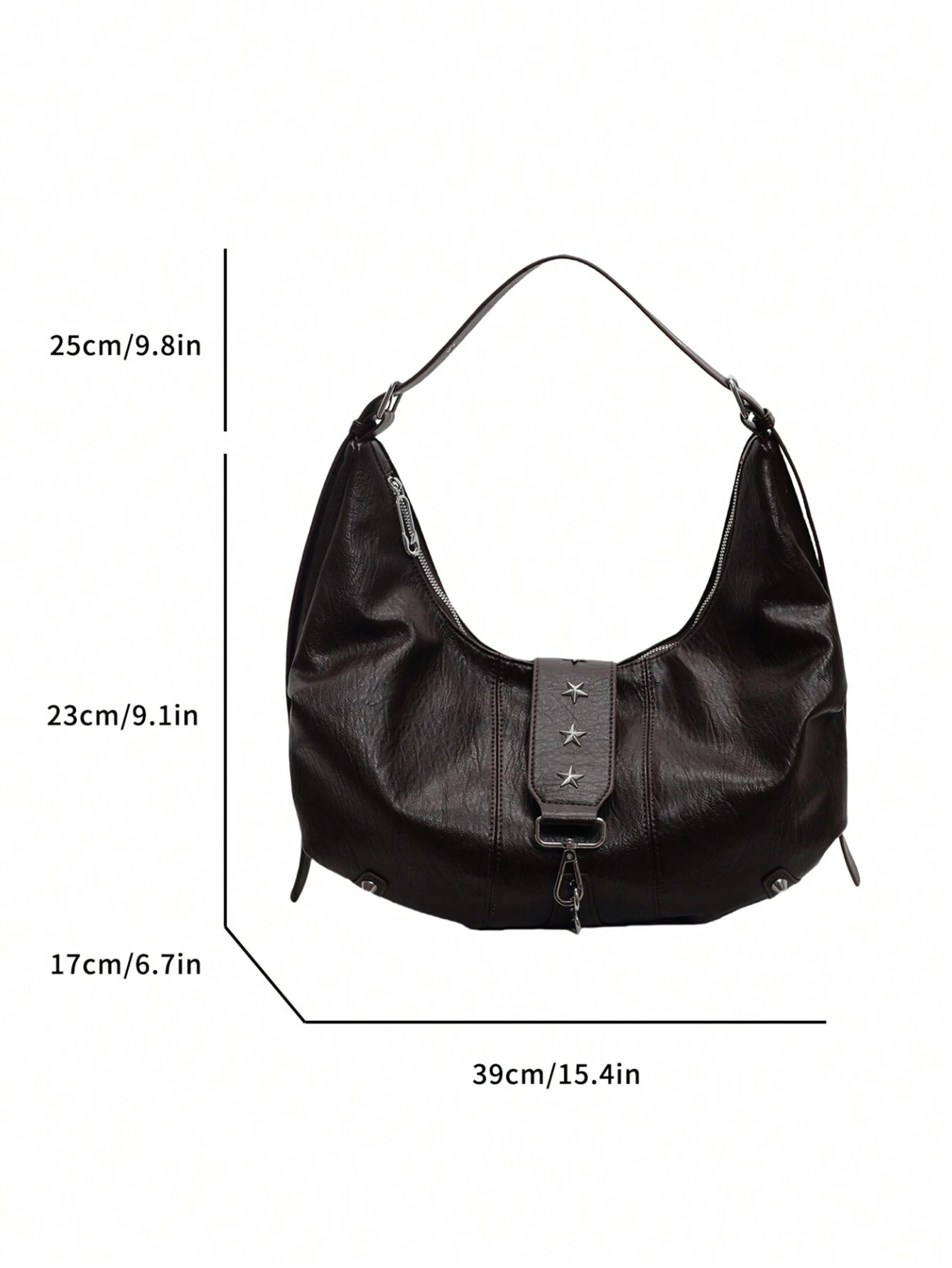 Our Grunge Punk New Biker Chic Large Capacity Casual Messenger Bag