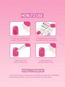 HELLO KITTY AND FRIENDS | SHEIN 猫咪美甲贴纸套装，情人节 - 彩色 - 查看 9