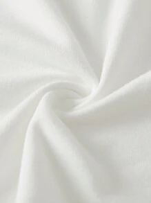 Forever 21 Summer Basic Color Block Trim Slim Fit Short Cropped Halter Top - White - View 3