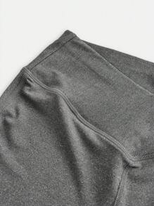 SHEIN Girlism Tween Girl Solid Color Fitted Flare Casual Knit Pants