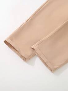 SHEIN 2 bộ trang phục quý ông bé trai: Áo sơ mi dài tay sọc xanh và quần tây có thắt lưng, thích hợp cho tiệc sinh nhật, tiệc tối, đám cưới, lễ - Màu xanh lá cây đậm - Xem 8