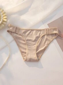 3pcs/Pack Women Comfortable Front Buckle  Panties - Multicolor - View 6