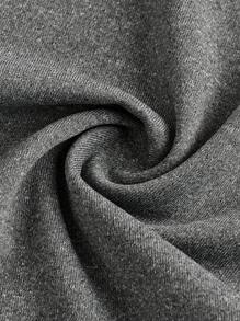 SHEIN Girlism Tween Girl Solid Color Fitted Flare Casual Knit Pants