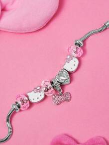 HELLO KITTY AND FRIENDS | SHEIN 卡通图案水晶手链 - 彩色 - 查看 4