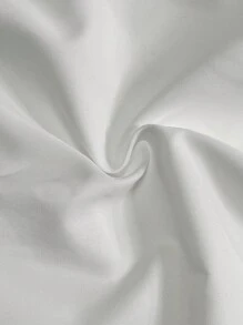 Slaydiva Plus Elegant Commuter & Daily Casual White Shirt Style Dress With Asymmetrical Hem And Half Placket For Women, Summer - White - View 7