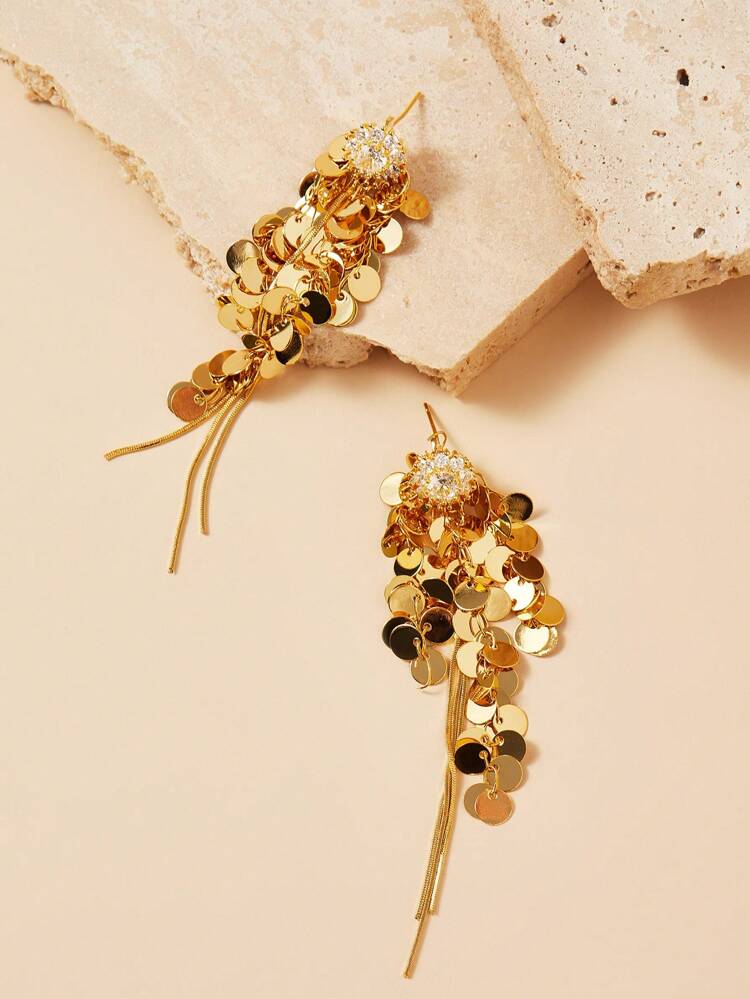 14k Gold Plated Earrings, Suitable For Party And Formal Occasions