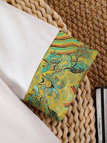 Toddler Girls Chinese Style Medium Long Cheongsam Dress, Spring Autumn