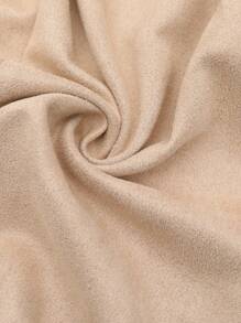 SHEIN LUNE WOMEN'S FRINGE SUEDE VEST - Khaki - View 6