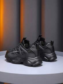 夏季网眼透气KPU时尚休闲儿童厚底运动鞋