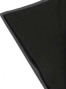 INAWLY Damen lässiges luftiges T-Shirt mit Buchstaben- und Obst-Muster, rundem Ausschnitt und Dropped Shoulder, Kurzarm Sommer Grafikshirt, Lehrerin Kleidung Grafikshirts Damenblusen - Schwarz - Übersicht 4