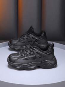 夏季网眼透气KPU时尚休闲儿童厚底运动鞋