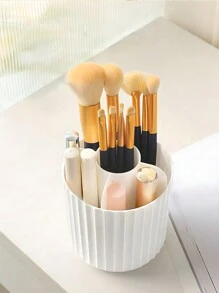 Pinselaufbewahrungsbox für Make-up, 1 Stück 360 Grad drehbare Kosmetikpinsel Aufbewahrungsbox, Kosmetik Organizer für Zuhause, Schlafzimmer, Badezimmer, Wohnzimmer Dekoration, Reiseartikel, Geschenkverpackung, Geschenke für Mütter, Väter, Freunde, Lehrer, Geburtstag, Hochzeit, Schreibtisch, Regale, Accessoires, Geschenkboxen, witzige Geschenke, Aufbewahrung, Make-up Pinselhalter