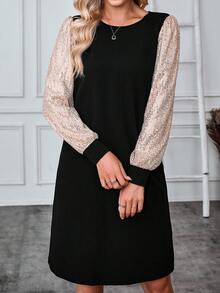 EMERY ROSE Vestidos cortos de patinadora de mujer de vestir casual para negocios en otoño