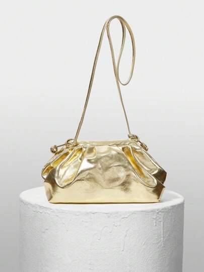 BizChic Bolso de mano elegante, glamuroso y exquisito para mujer. Bolso de noche para novias, damas de honor, invitados, para fiestas, bailes de graduación y bodas.