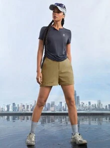 In My Nature Quần dài đi bộ đường dài có thể tháo rời cho nữ khi đi cắm trại và đi bộ đường dài trong thành phố - Màu vàng - Xem 4