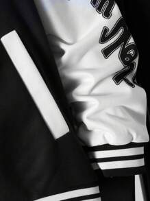 2pcs Teen Boy Basic Casual Sports Style Long Sleeve Top And Pants Set