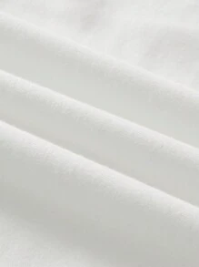 Forever 21 Summer Basic Color Block Trim Slim Fit Short Cropped Halter Top - White - View 5