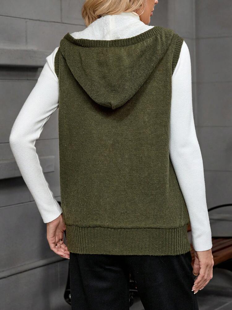 Women's Casual Fleece Sweater Vest