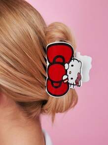HELLO KITTY AND FRIENDS | SHEIN 1pc Black Gold Deathly Hallows Geometric Pattern Hair Claw, Gifts, Hair Jaw Clip, Hair Clamps