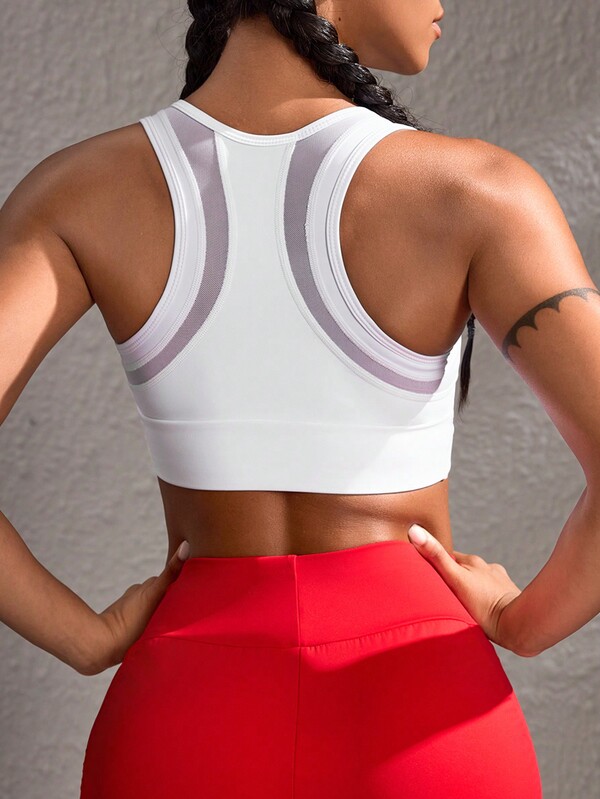 Menodora SHEIN Sport Menodora SHEIN Sport Women's Crew Neck Sports Camisole Casual Undershirt