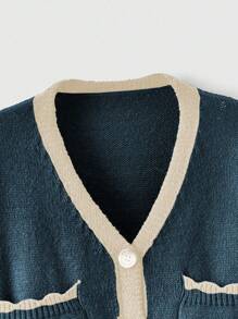 ROMWE Fairycore Women's V-Neck Button-Down Long Sleeve Nursing Floral Print Elegant Cardigan,Long Sleeve Tops