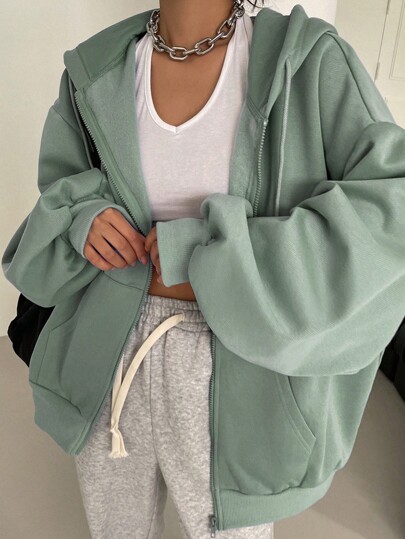 DAZY Women's Casual Thermal Lined Hoodie For Autumn And Winter,Fall Women Clothes Sweatshirt Jacket Zip Up