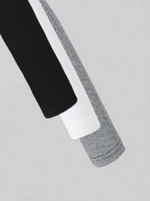 SHEIN 3pcs/Set Tween Boy Casual All-Match Crew Neck T-Shirts - Multicolor - View 3