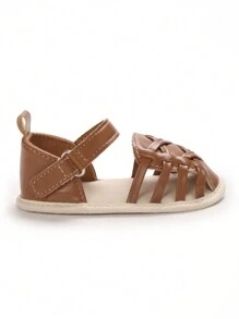 Soft & Breathable Infant Sandals For Babies 0-1 Years Old, Summer - Brown - View 5