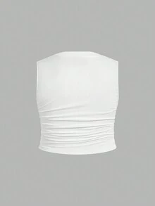 Áo tank top ngắn ôm dáng đa năng dành cho nữ cỡ lớn Cherry Casual, thích hợp cho mùa hè. - Nhiều màu - Xem 6