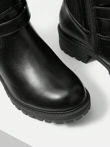 MOTF PREMIUM WOMEN'S FASHION PERSONALIZED VERSATILE MID-CALF KNIGHT BOOTS, SUITABLE FOR HALLOWEEN