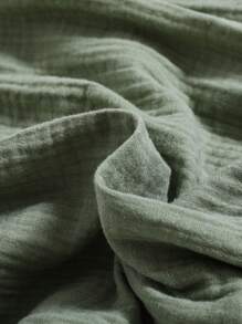 Cozy Pixies Neugeborenes Baby Mädchen Lässig Rundhals Rüschen Saum ärmelloses Jumpsuit - Grün - Übersicht 4