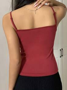 CovetEZ 休闲纯色 V 领女式吊带背心