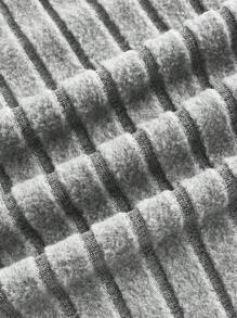 SHEIN Girlism 2 件装 Tween 女童合身休闲不对称下摆 T 恤和喇叭裤套装