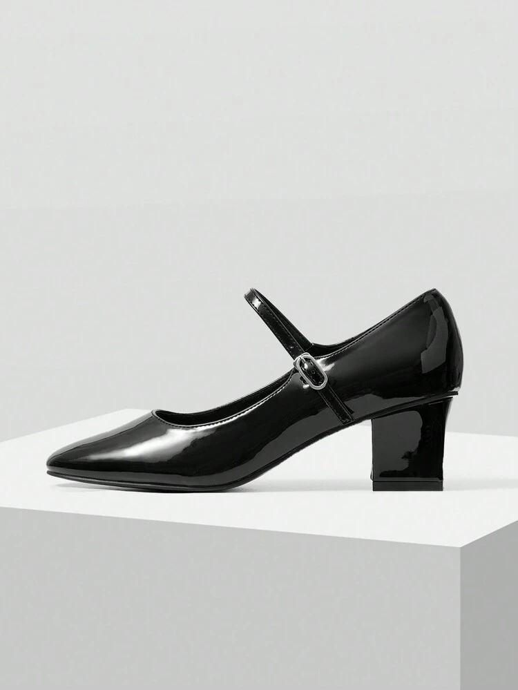 Zapatos de plataforma de tacón alto de estilo Mary Jane para mujer, bruja del Halloween otoñal