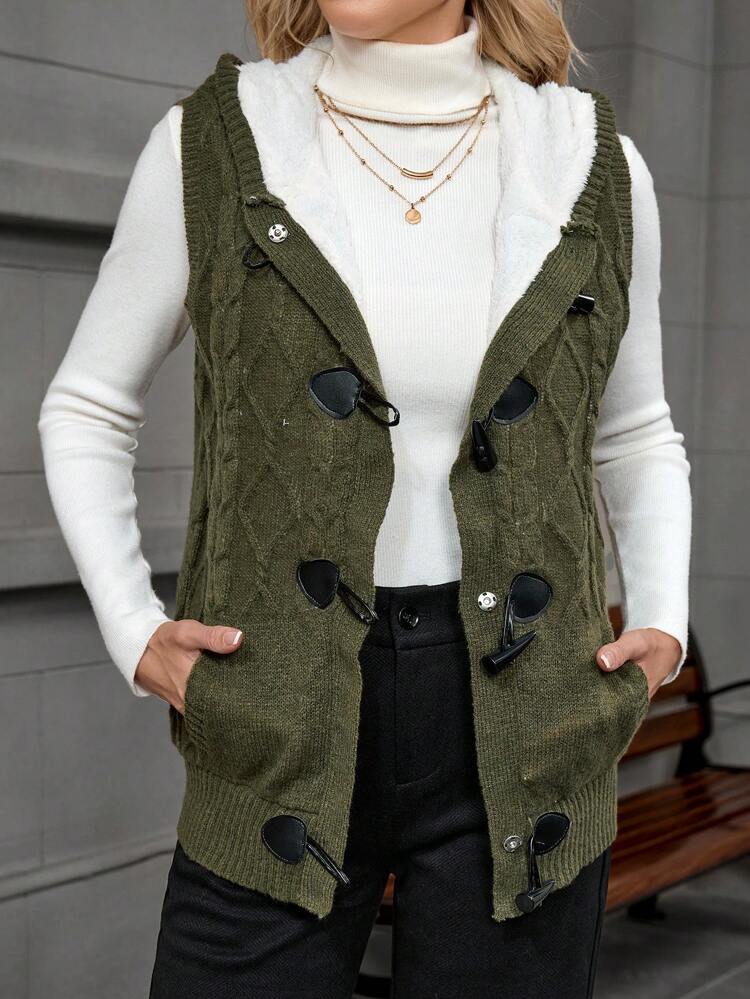 Women's Casual Fleece Sweater Vest