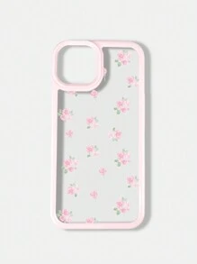 ROMWE Kawaii 1 Ốp lưng điện thoại hình hoa hồng dễ thương, tương thích với iPhone 11 12 13 14 15 Pro Max - Hồng - Xem 1