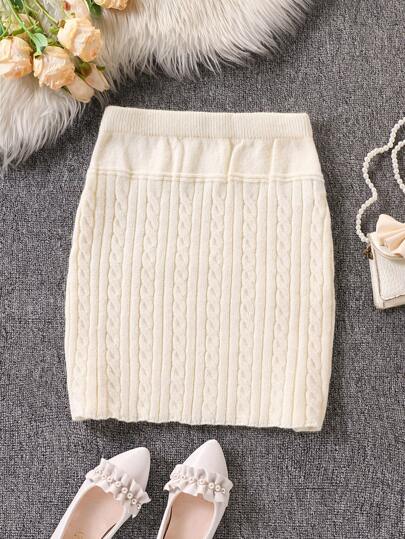 Tween Girls Sweater Mini Skirts Cute Fluffy Ball Decor Elegant Fashion Street Wear Autumn Winter