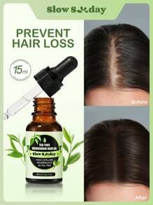 Slow Sunday Tea Tree Nourishing Hair Oil, For Hair Care, Keep Hair Soft And Shiny Booster,, Suitable For All Hair Types, Ideal For Holiday, Party, Travel, Outdoor Activity, Y2k Fashion, And Cosplay, For Valentine'S Day, Valentines Gift, Suitable For Spring Personal Care - TeaTree - View 1