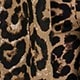 SHEIN Lady بلوزات طويلة السيدات بأكمام طويلة وطباعة نسيجية بنمط الفهد بني أسود أنيقة للخريف والشتاء