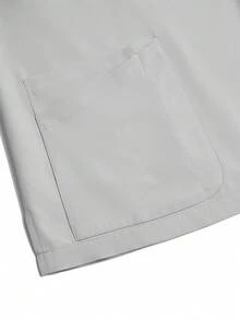 TaskEZ Health Check Scrubs Uniforms Women Solid Color Pet Grooming Work Uniform Set Nutritionist Work Suits Short Sleeved Lab Work Wear