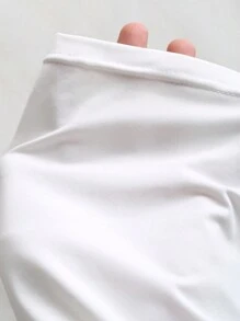 Sweetra Women's Ruched Backless Cropped Tube Top, Summer Y2K  - Multicolor - View 8