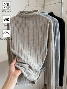 SHEIN LUNE 3 件套女士修身高领针织内衣